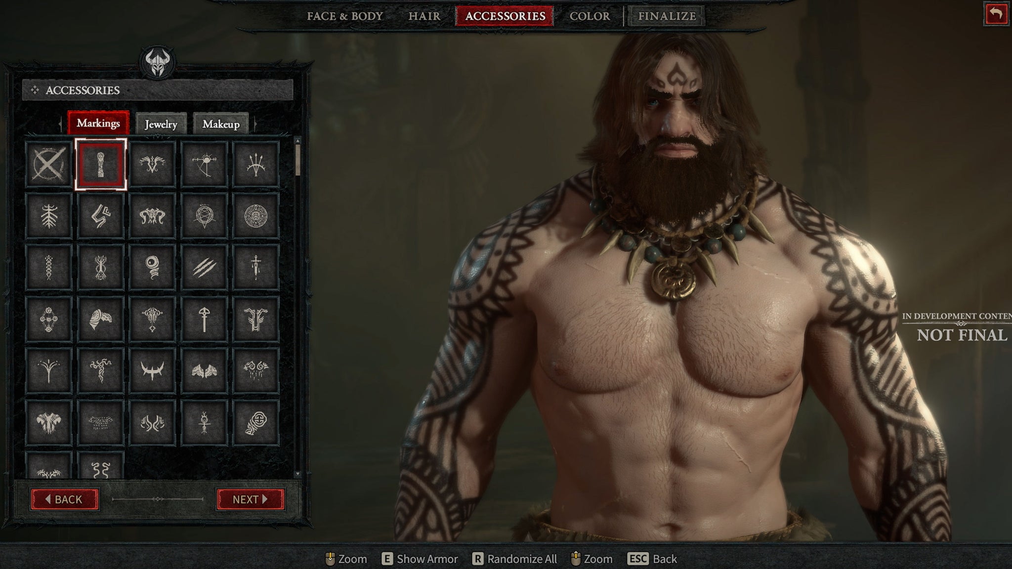 Image showing a character being created in Diablo 4. - 3