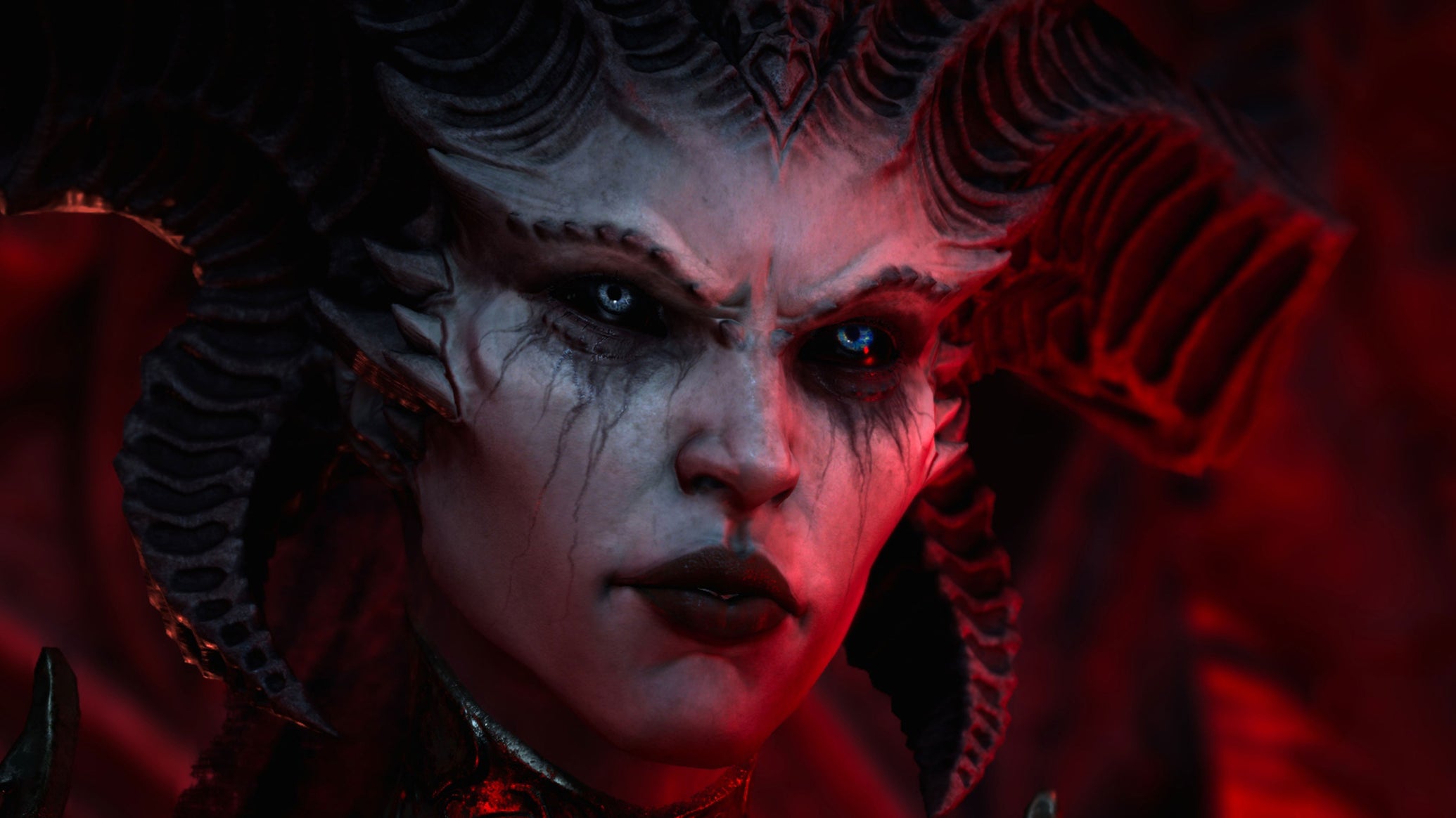Image showing the demonic villain of Diablo 4 Lilith looking menacing. - 1