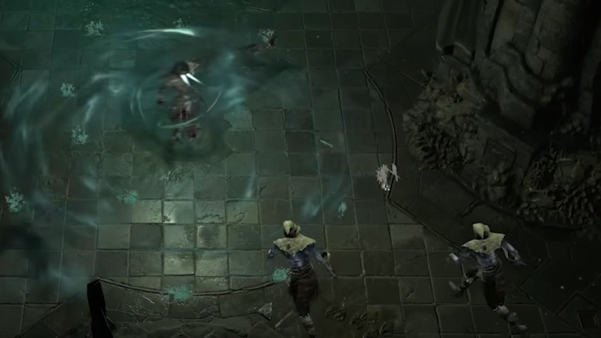 Diablo 4 crossplay will feature gameplay mechanics such as the ones shown in this battle. - 5