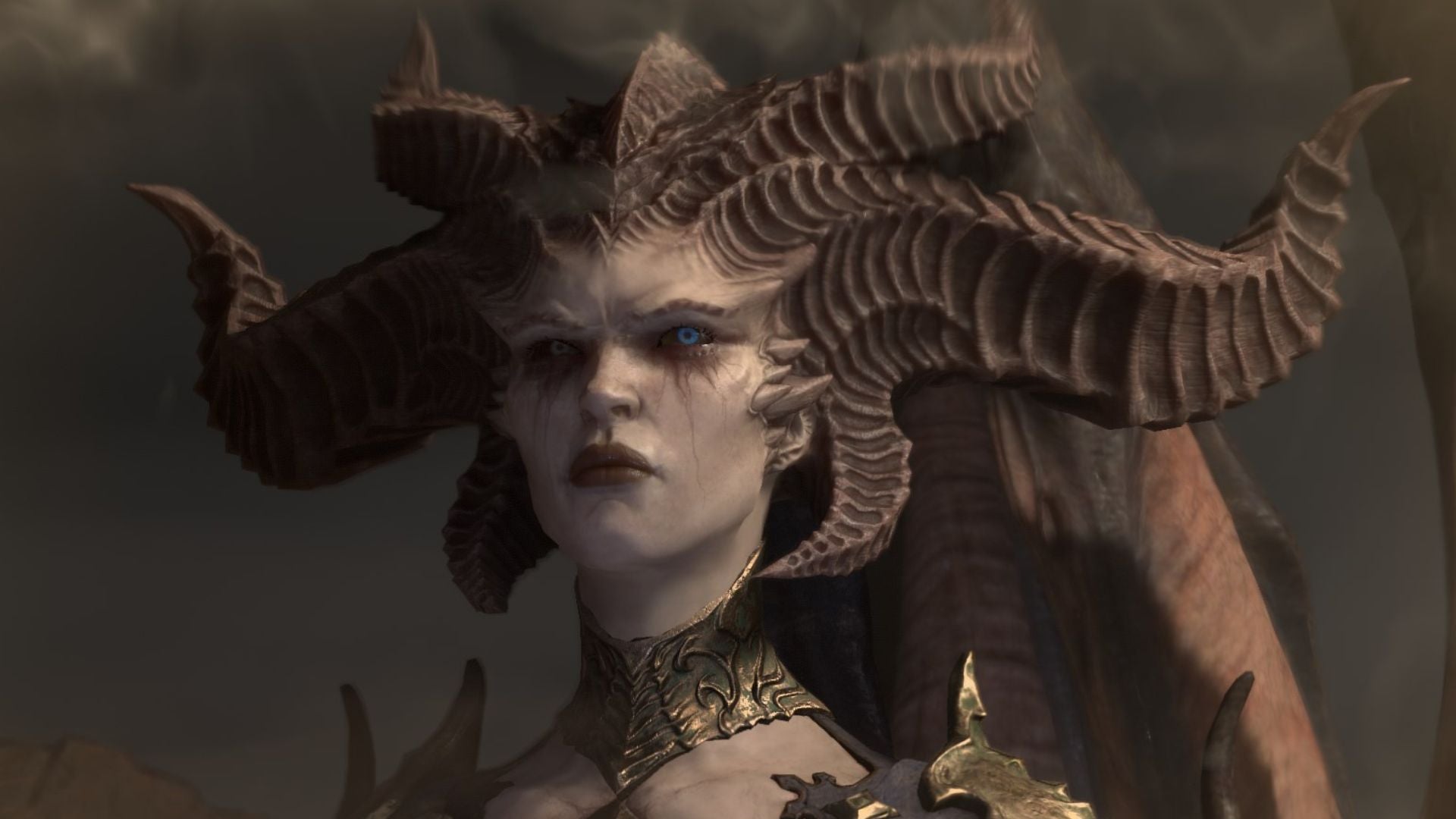 Diablo 4's Lilith, Mother of Sanctuary, looks on in anger. - 1