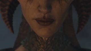 Lilith lips close up in Diablo 4