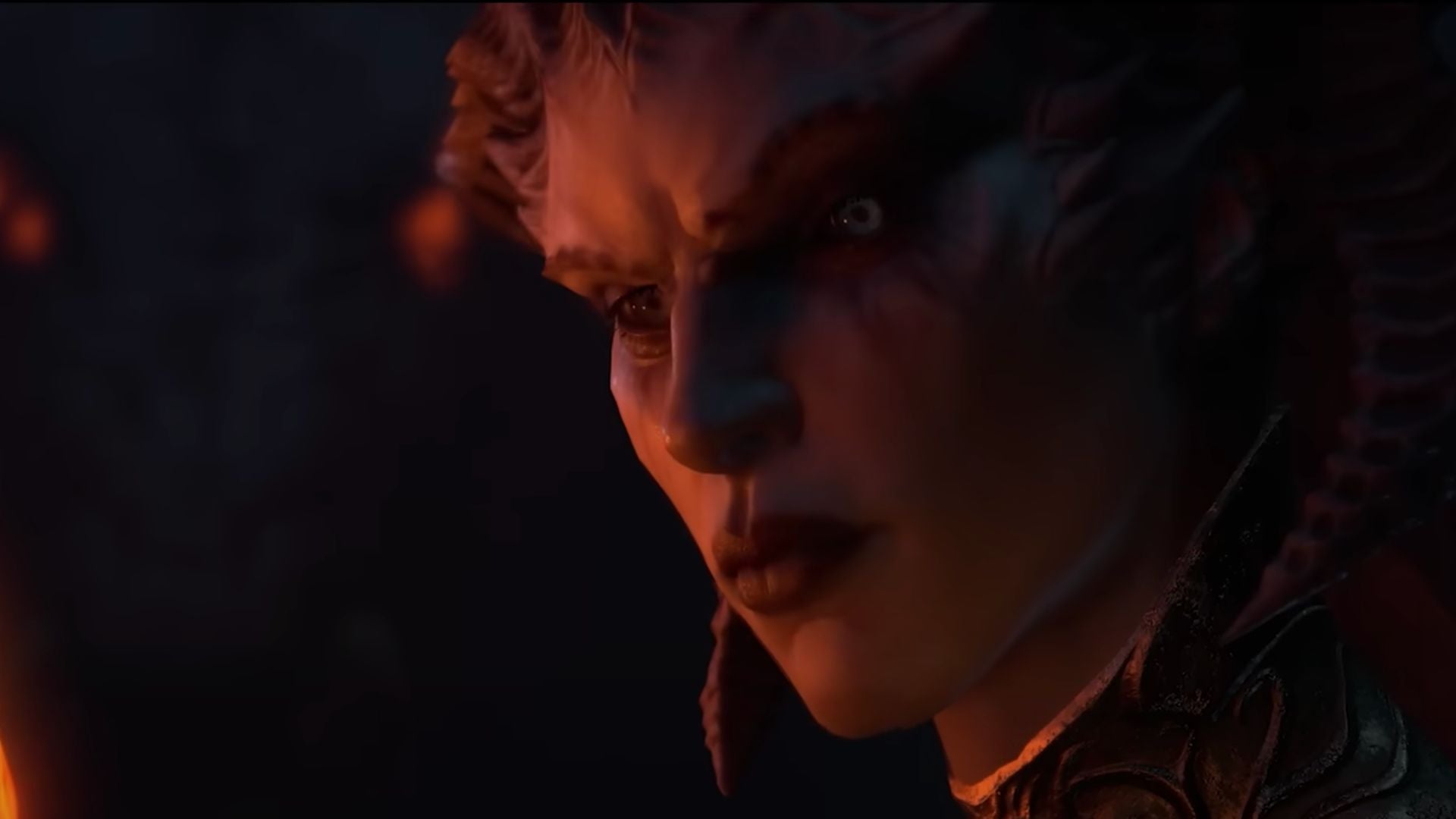 Diablo 4 Lilith looks on in anger. - 5