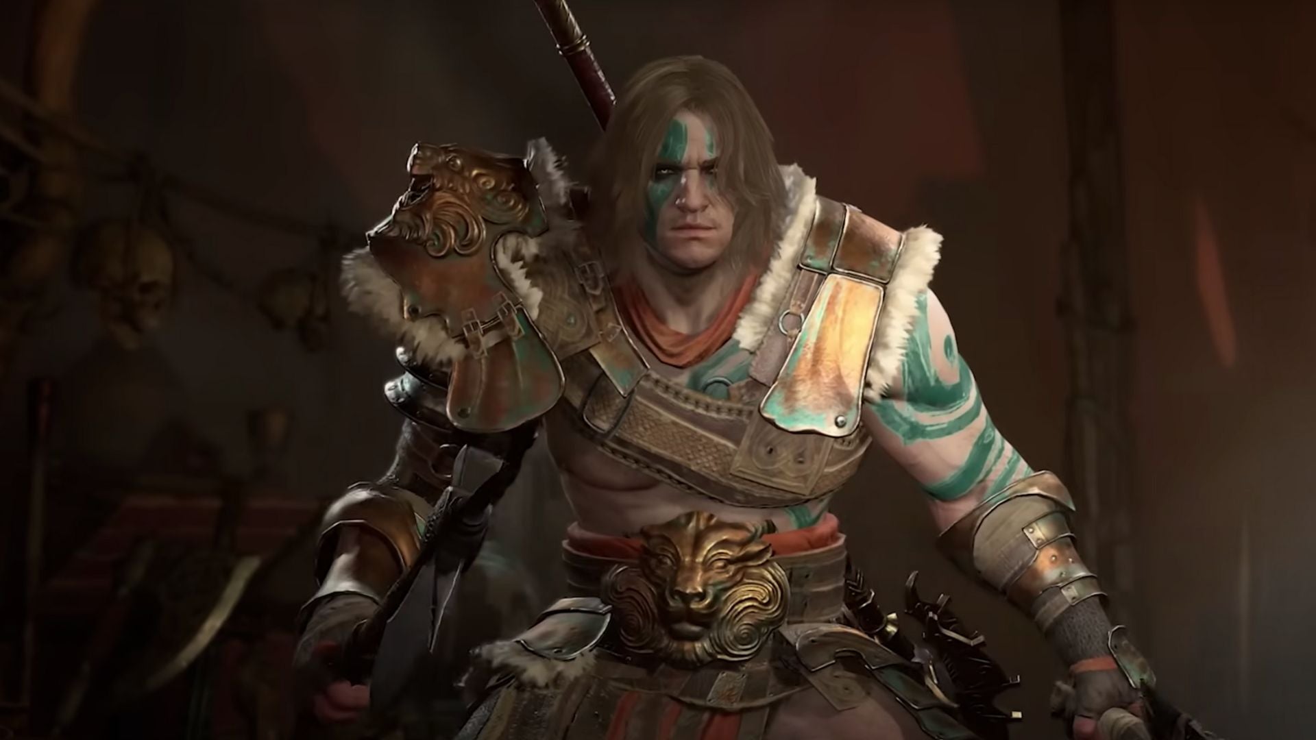 A represnetation of a character class in Diablo 4 multiplayer. - 1