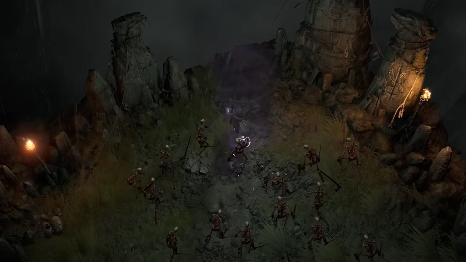 A player takes on enemies in Diablo 2 multiplayer. - 4