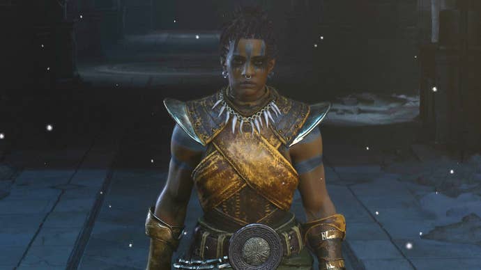 A Barbarian character in Diablo 4.