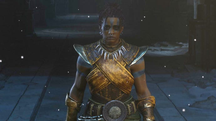 A Barbarian character in Diablo 4.