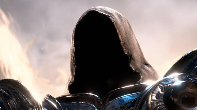 Diablo 4’s Inarius’s hooded presence.
