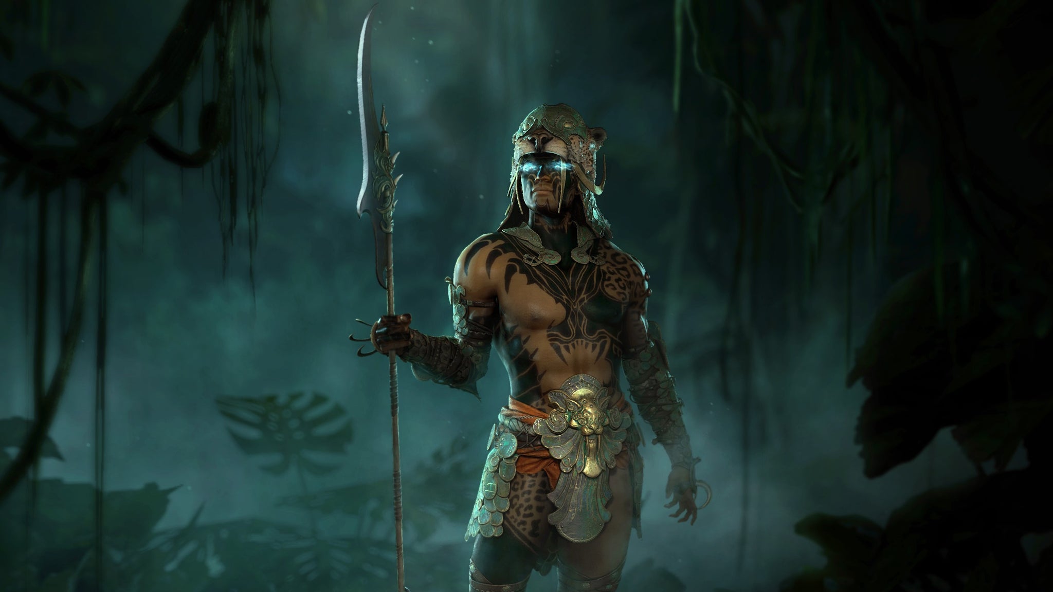 A Spiritborn warrior posing with a glaive in Diablo 4: Vessel of Hatred. - 9