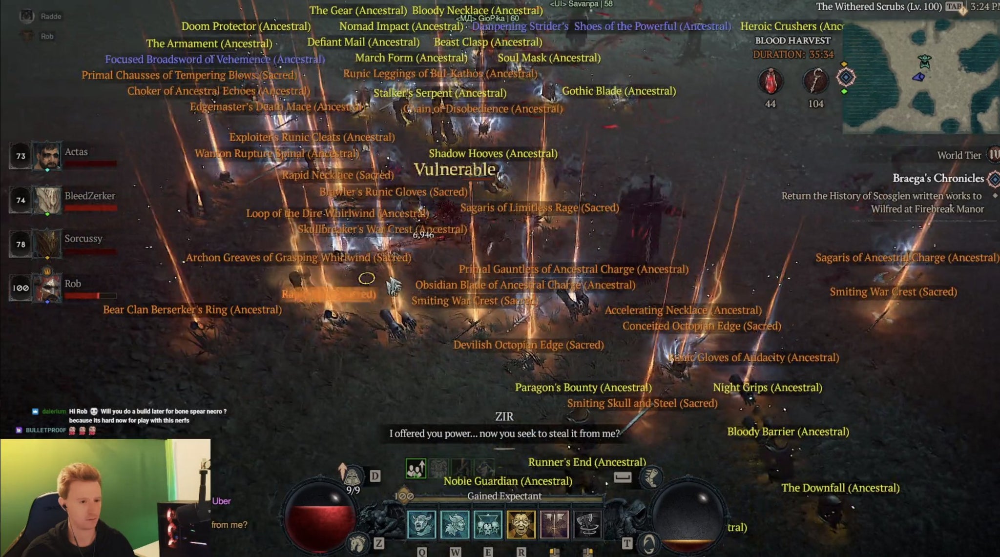 Blizzard wants you to know that Diablo 4's Legendary drop rate in Season 2 is not a bug - 3