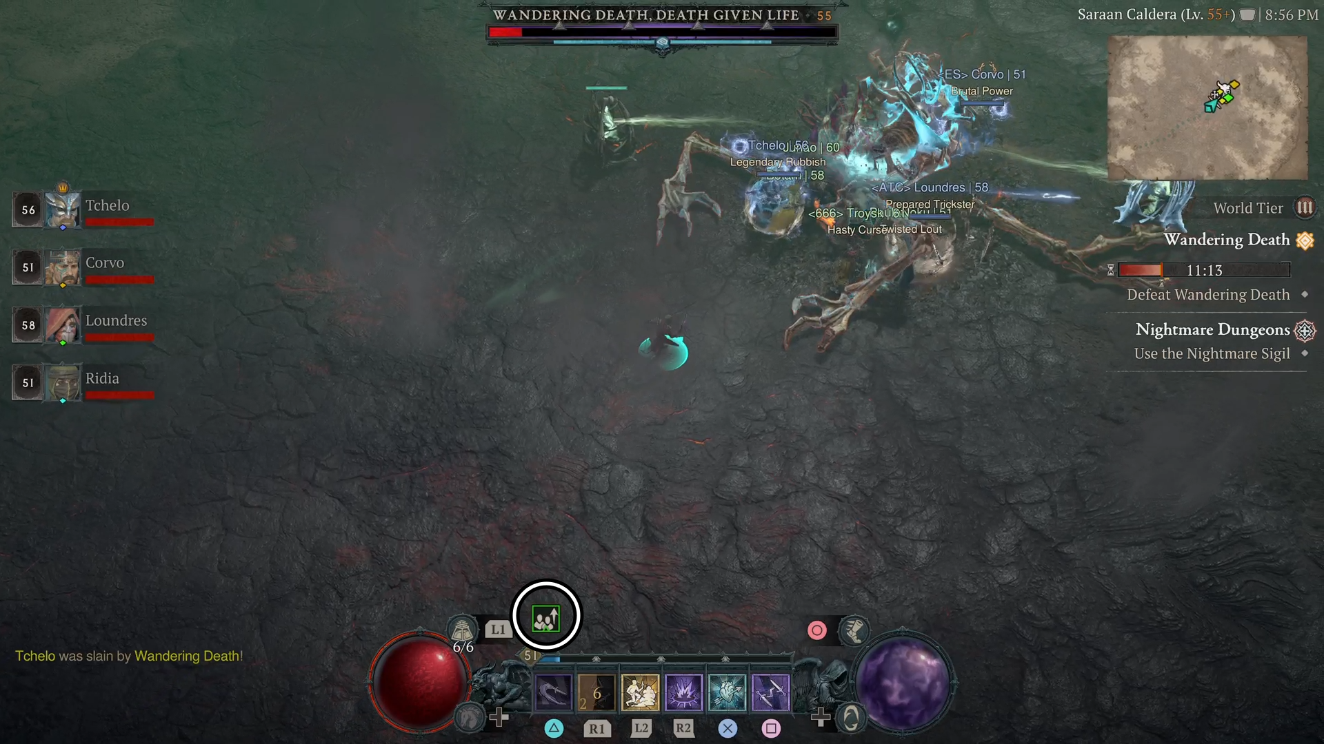 Play with a group to get a xp boost in Diablo 4 and level up faster.