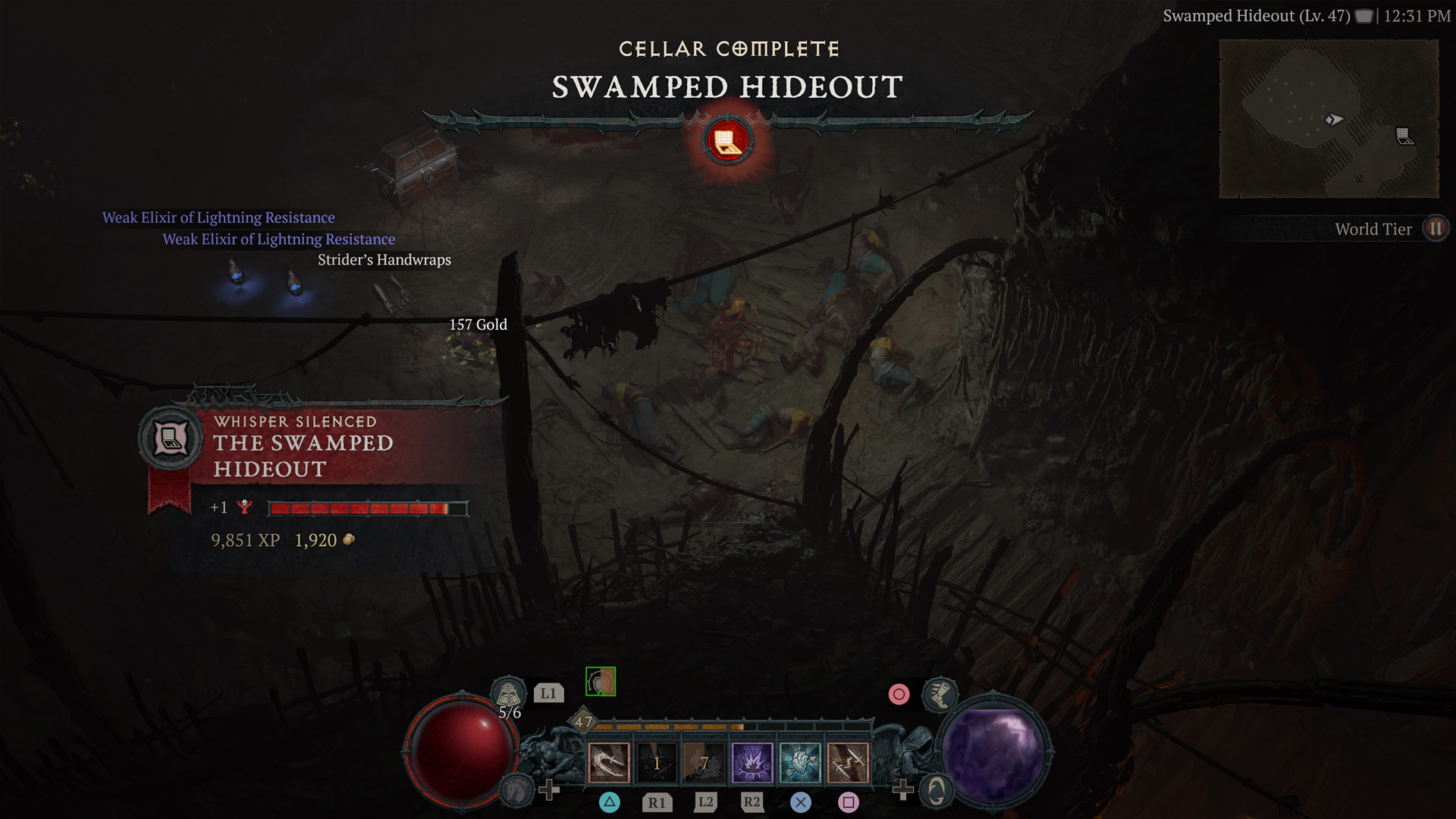 Complete Whispers of the Dead missions to earn xp fast!