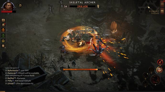 Whirlwind in action in Diablo Immortal