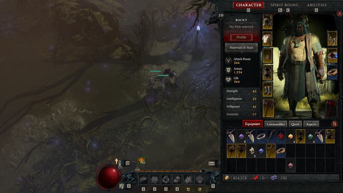One can improve this Diablo 4 Druid build with gear that raises Overpower damage