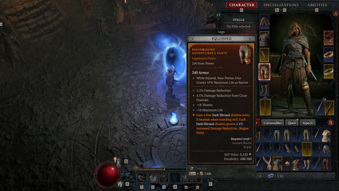 In Diablo 4, Rogues should use pieces of gear that increase their damage