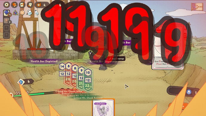 ตัวเลขจำนวนมากในตัวอักษรขนาดใหญ่ใน Diceomancer