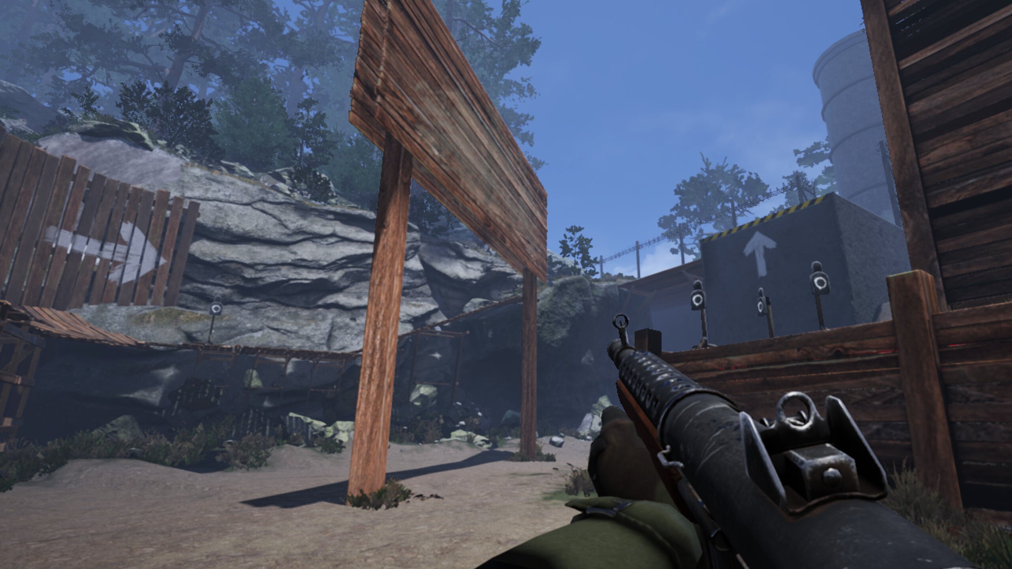 A rifle in first person from Diesel Knights. - 1