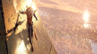 How does Assassin's Creed Origins on Pro improve over base PS4?