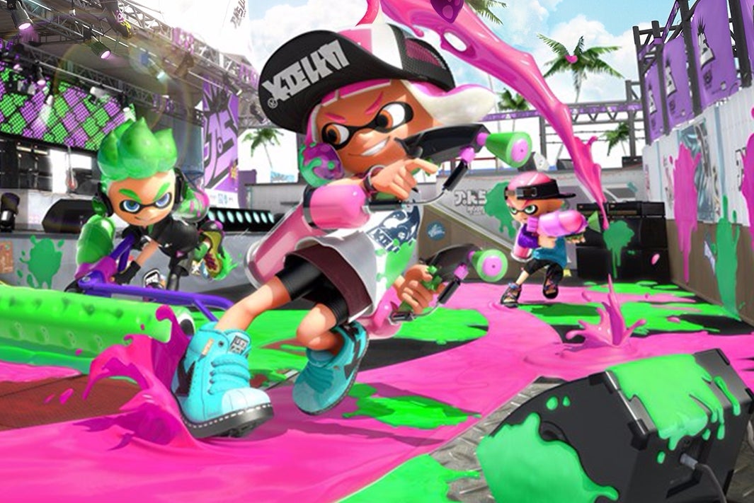 Nintendo Switch Wii U+Splatoon Nintendo Wii U Console - Special Edition Smash Splatoon