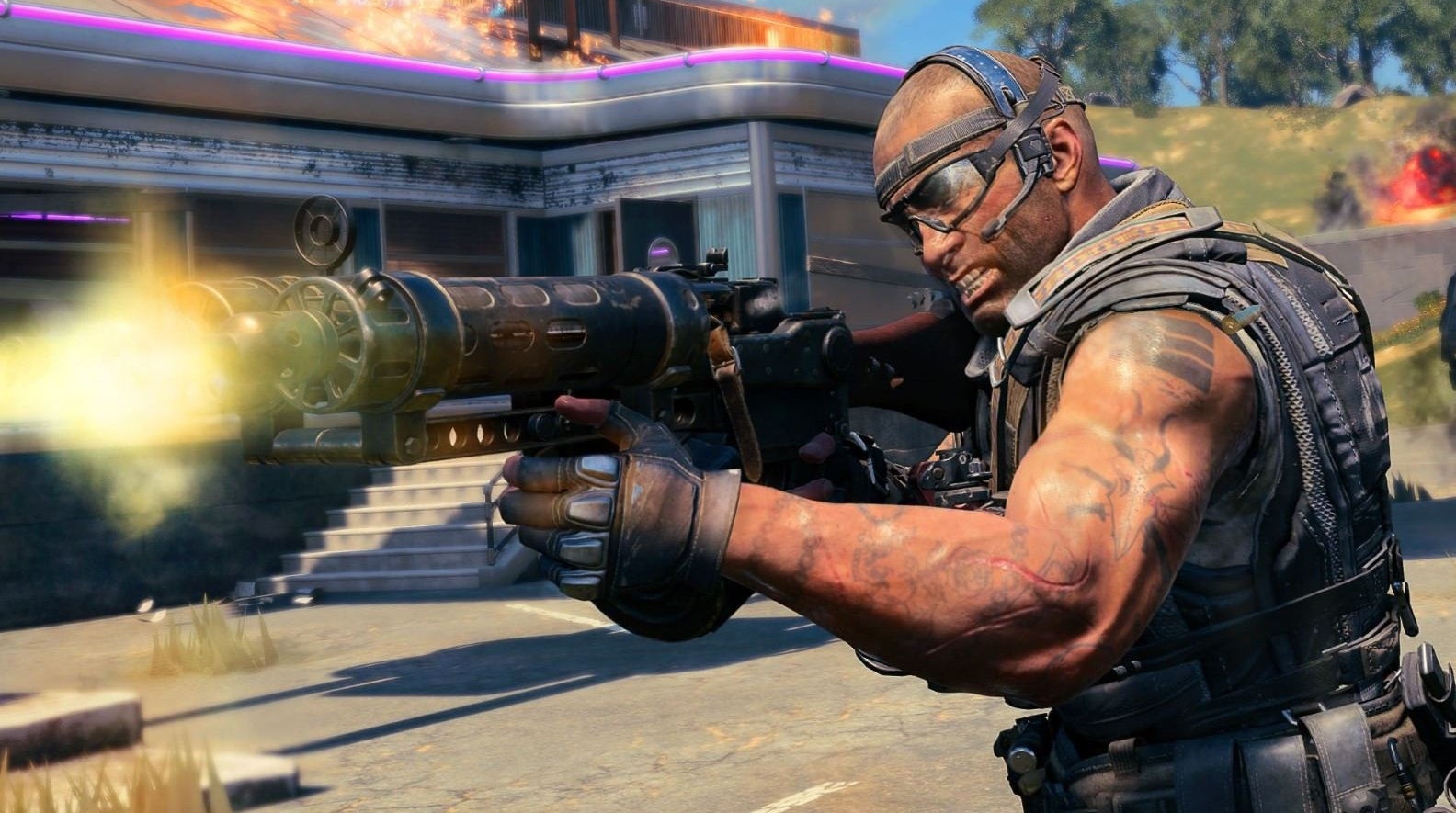 How well does Call of Duty's tech handle the battle royale challenge?