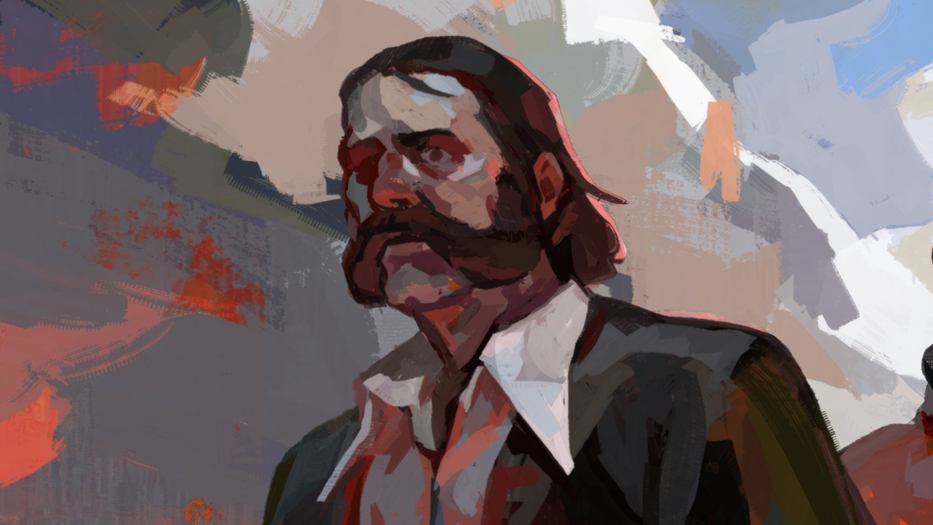 Harry Du Bois in Disco Elysium&rsquo;s mobile port.