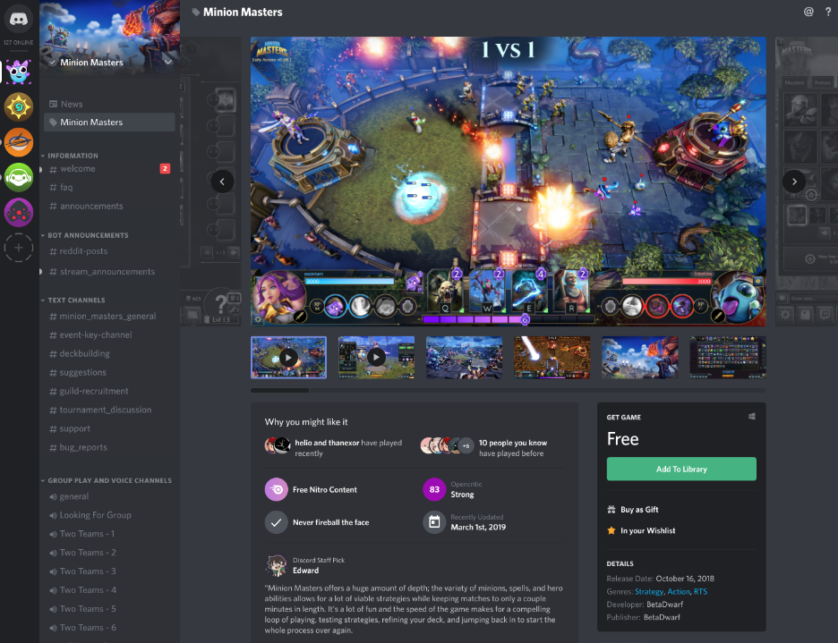 Discord Game Store refocuses on Nitro subscription, devs can now 