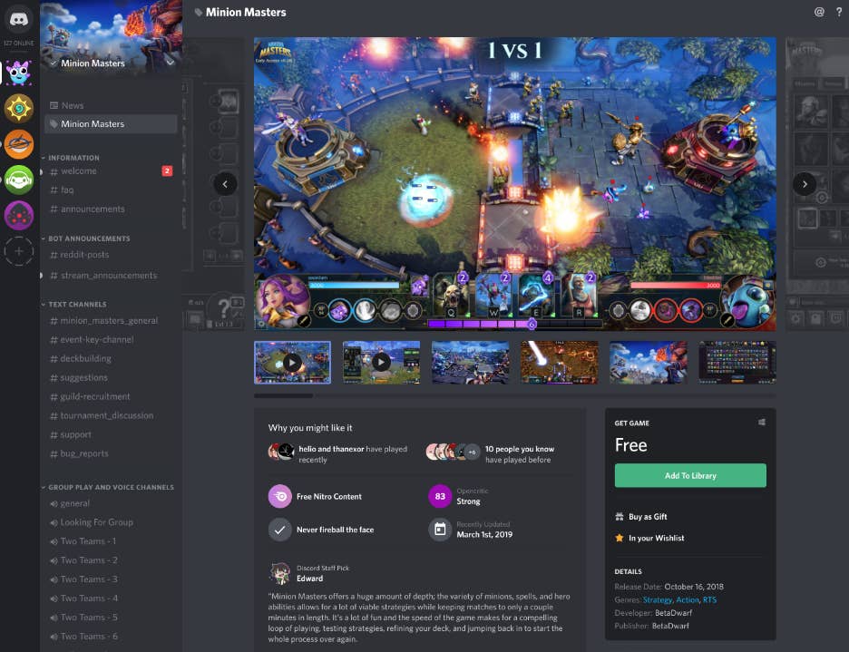 Discord Game Store refocuses on Nitro subscription, devs can now
