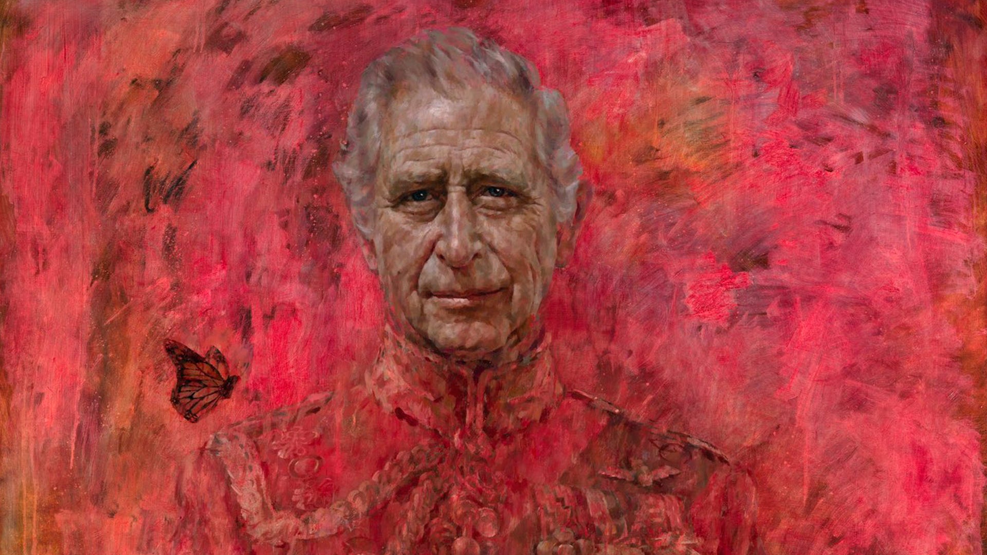 First official portrait of the King makes him look like a video game villain, so of course it's already been modded into Dishonored