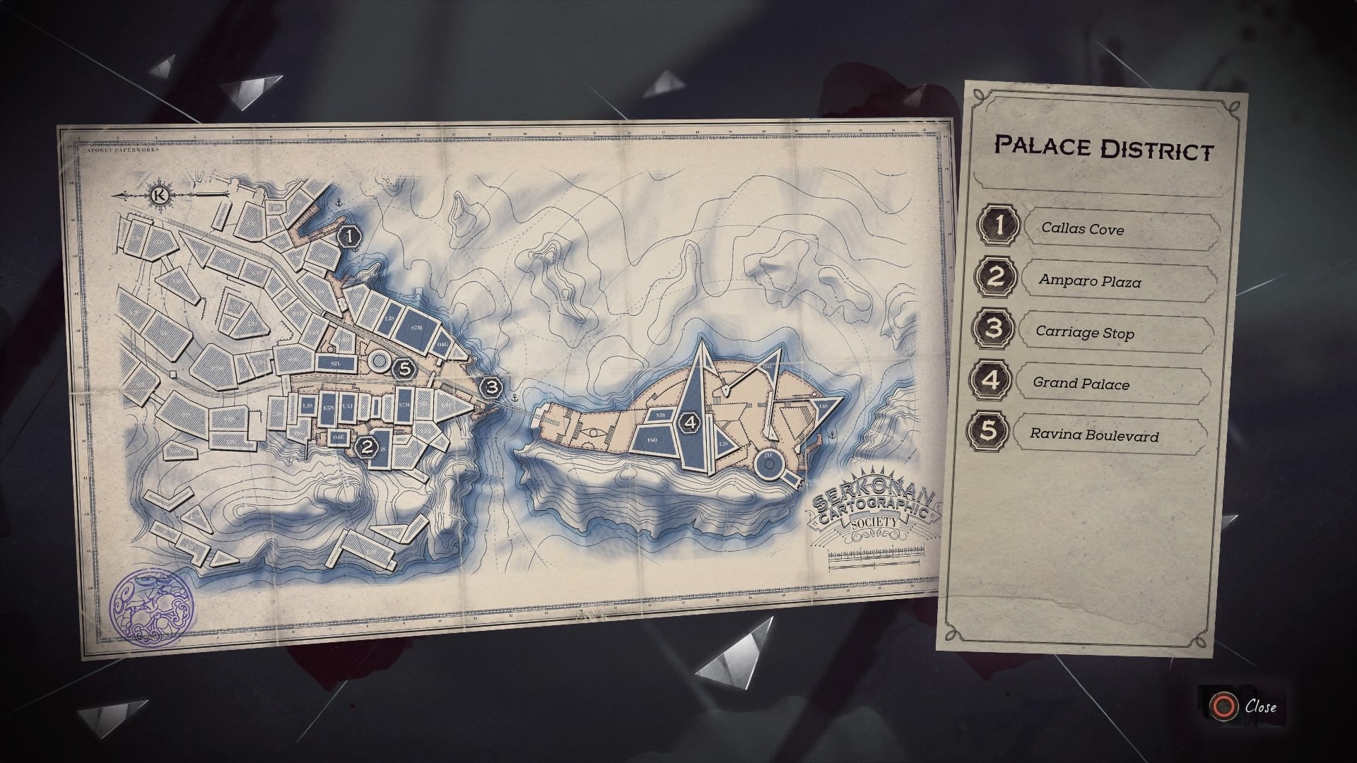 Dishonored 2 M08: The Grand Palace part 1 - Ravina Boulevard, Palace District