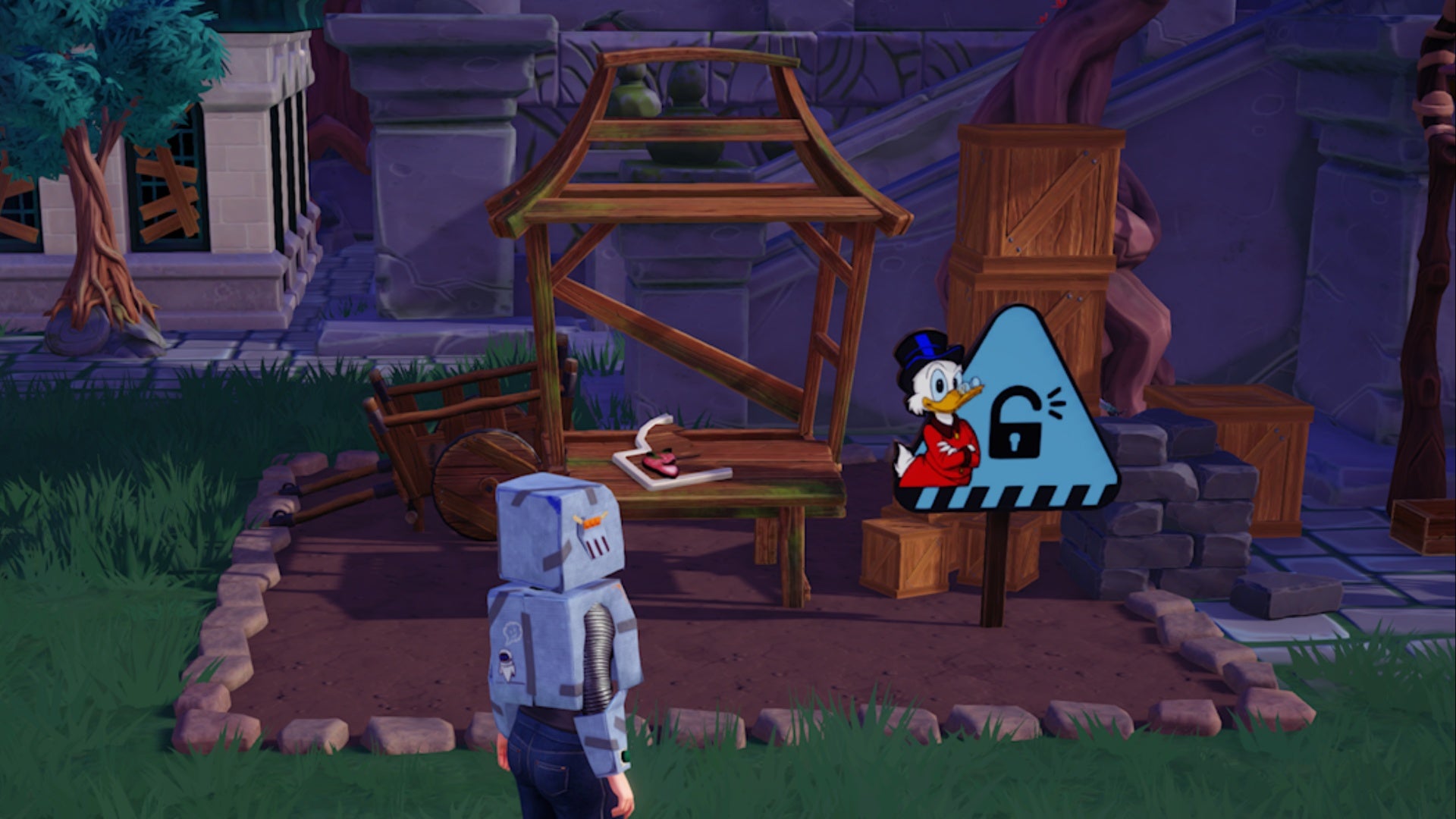 disney dreamlight valley ancients landing the docks closed goofy stall