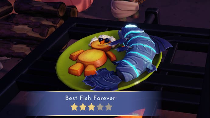 How to make the Best Fish Forever recipe in Disney Dreamlight Valley