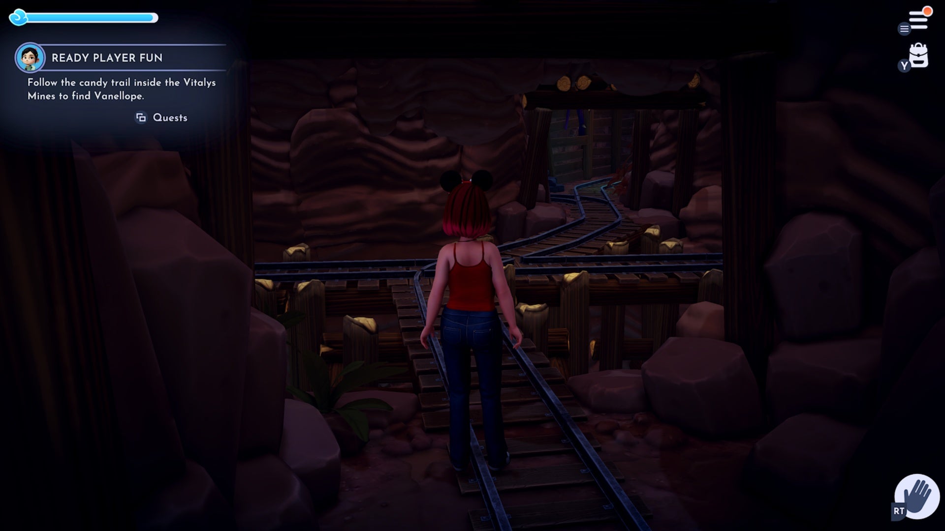 disney dreamlight valley cross tracks in vitalys mine