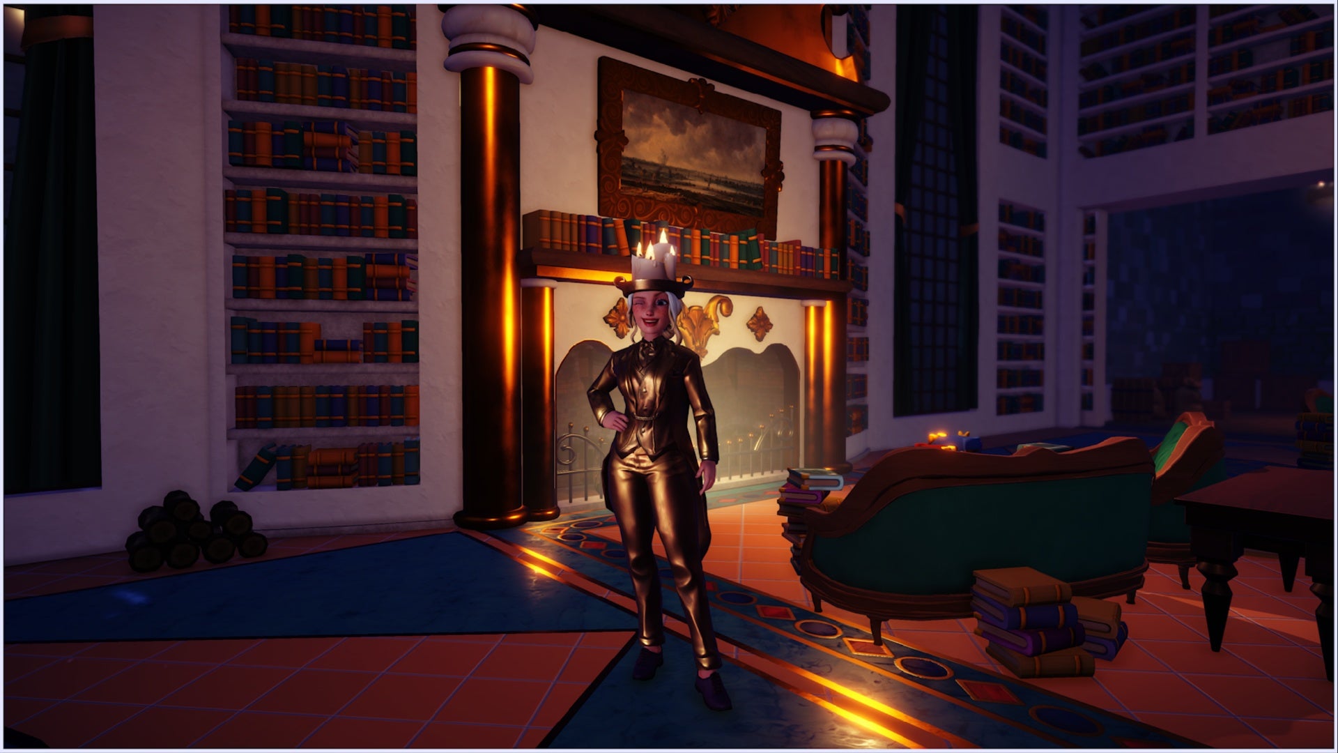 disney dreamlight valley dressed as a candle