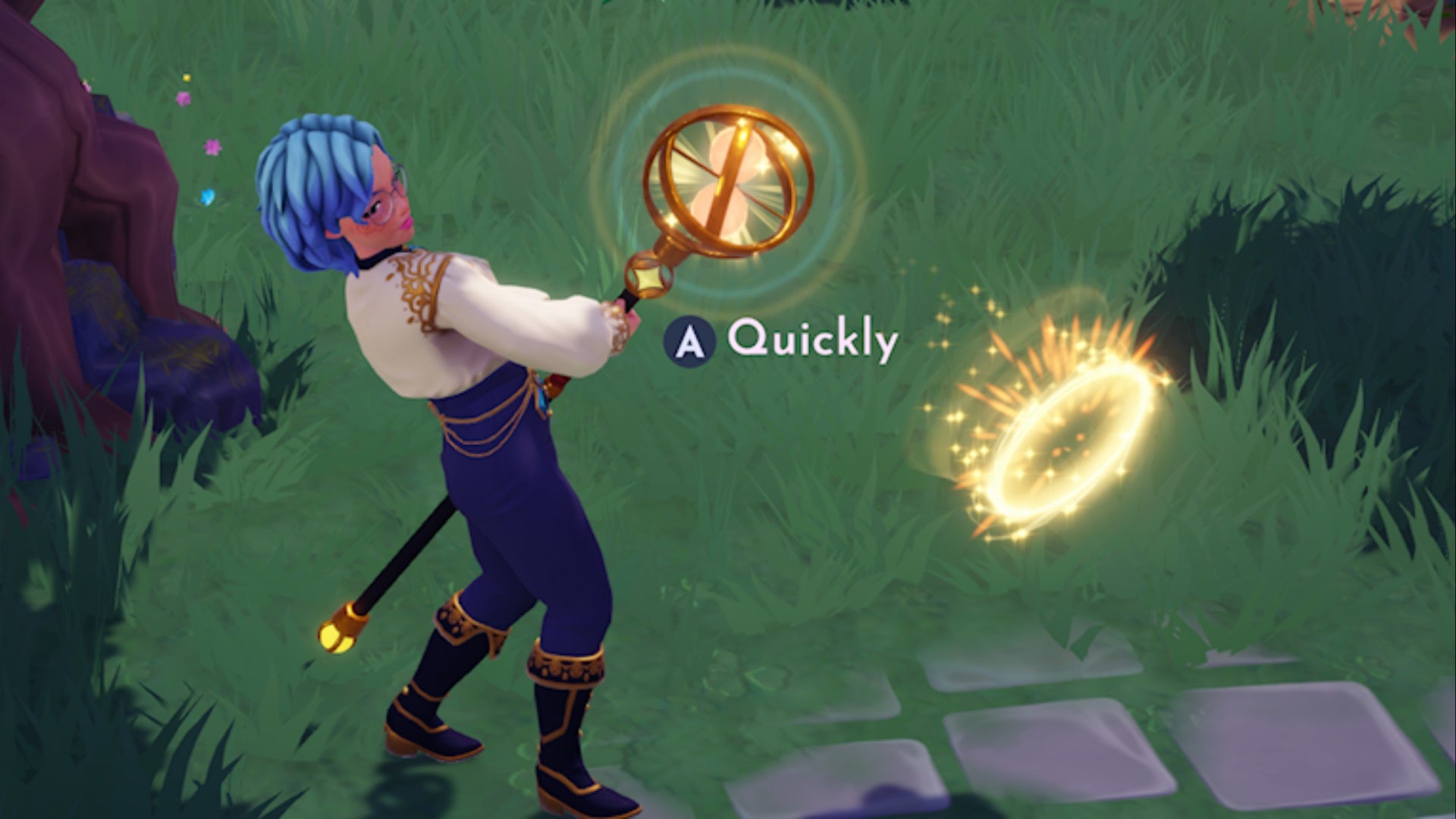 disney dreamlight valley revealing treasure with hourglass