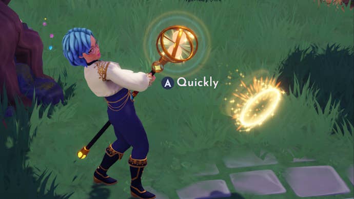 disney dreamlight valley revealing treasure with hourglass