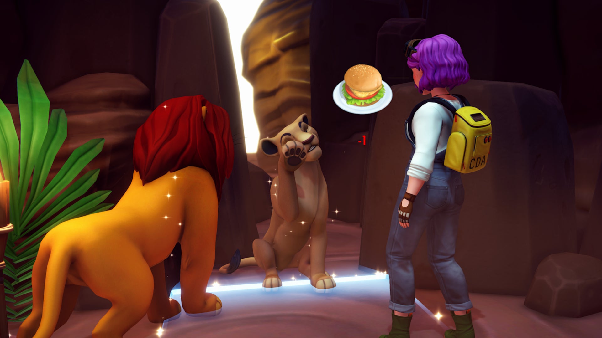 disney dreamlight valley staking territory quest giving nala fish sandwich