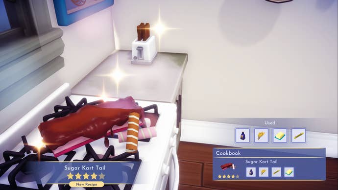 disney dreamlight valley sugar rush kart tail completed dish