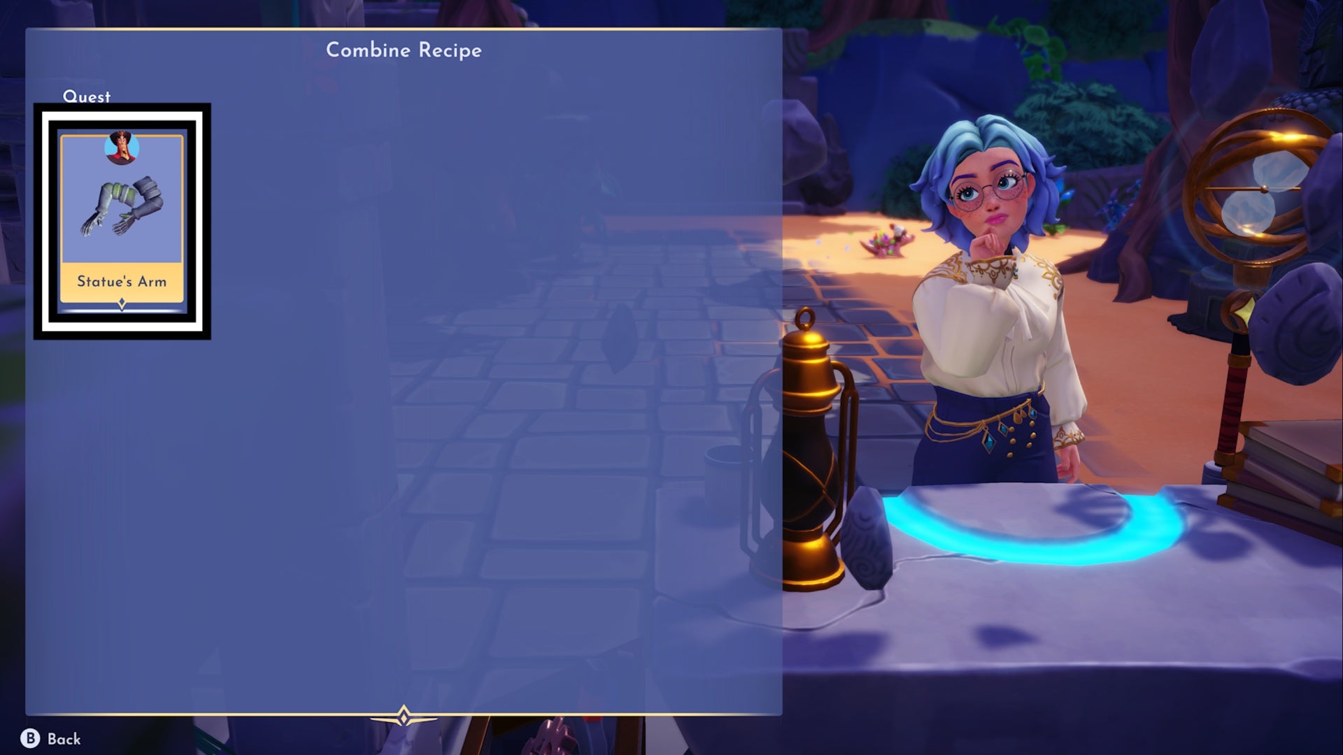 disney dreamlight valley sands in the hourglass timebending table quest section highlighted