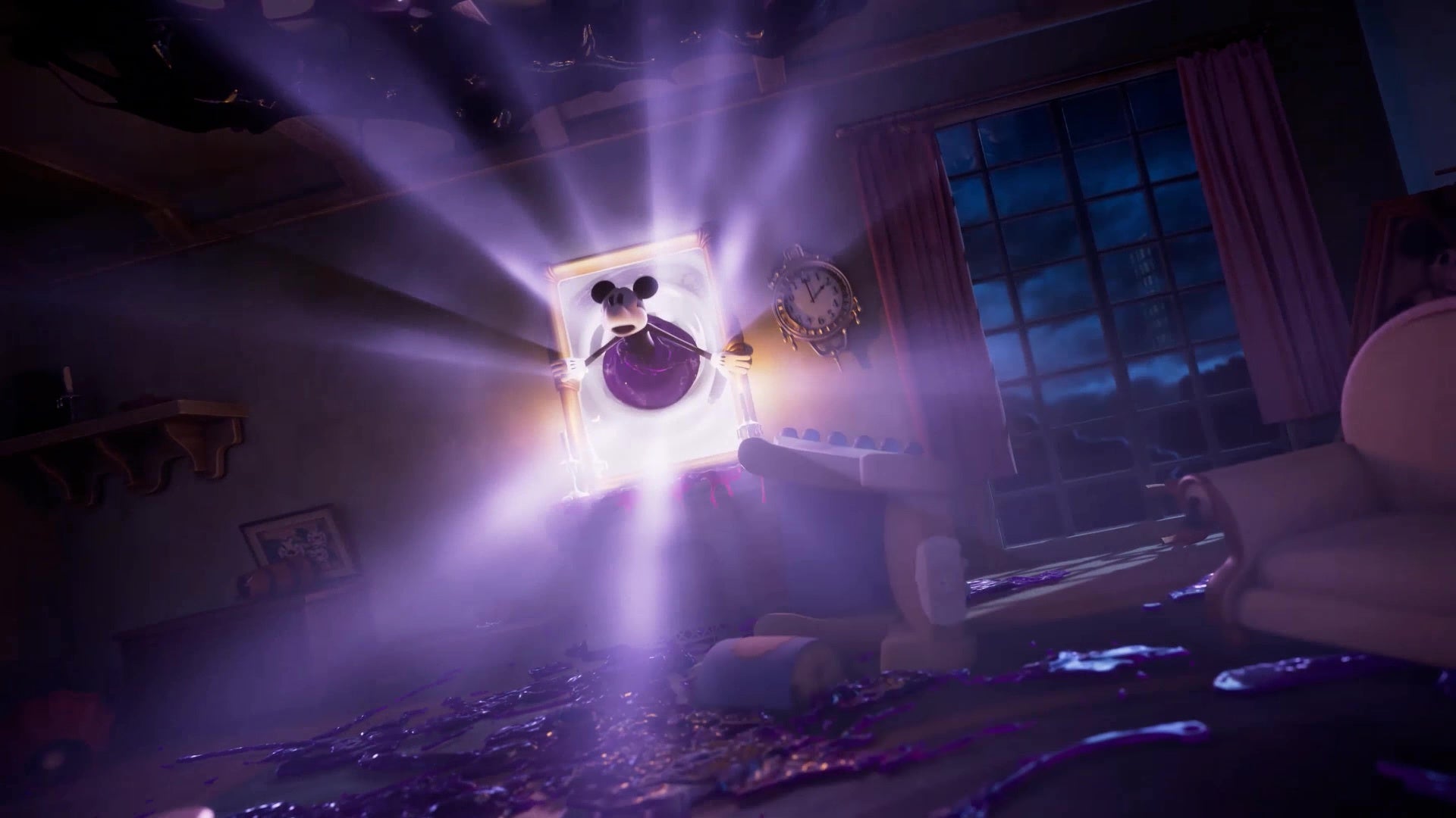 Mickey gets sucked into a mirror by a mysterious dark force. - 3