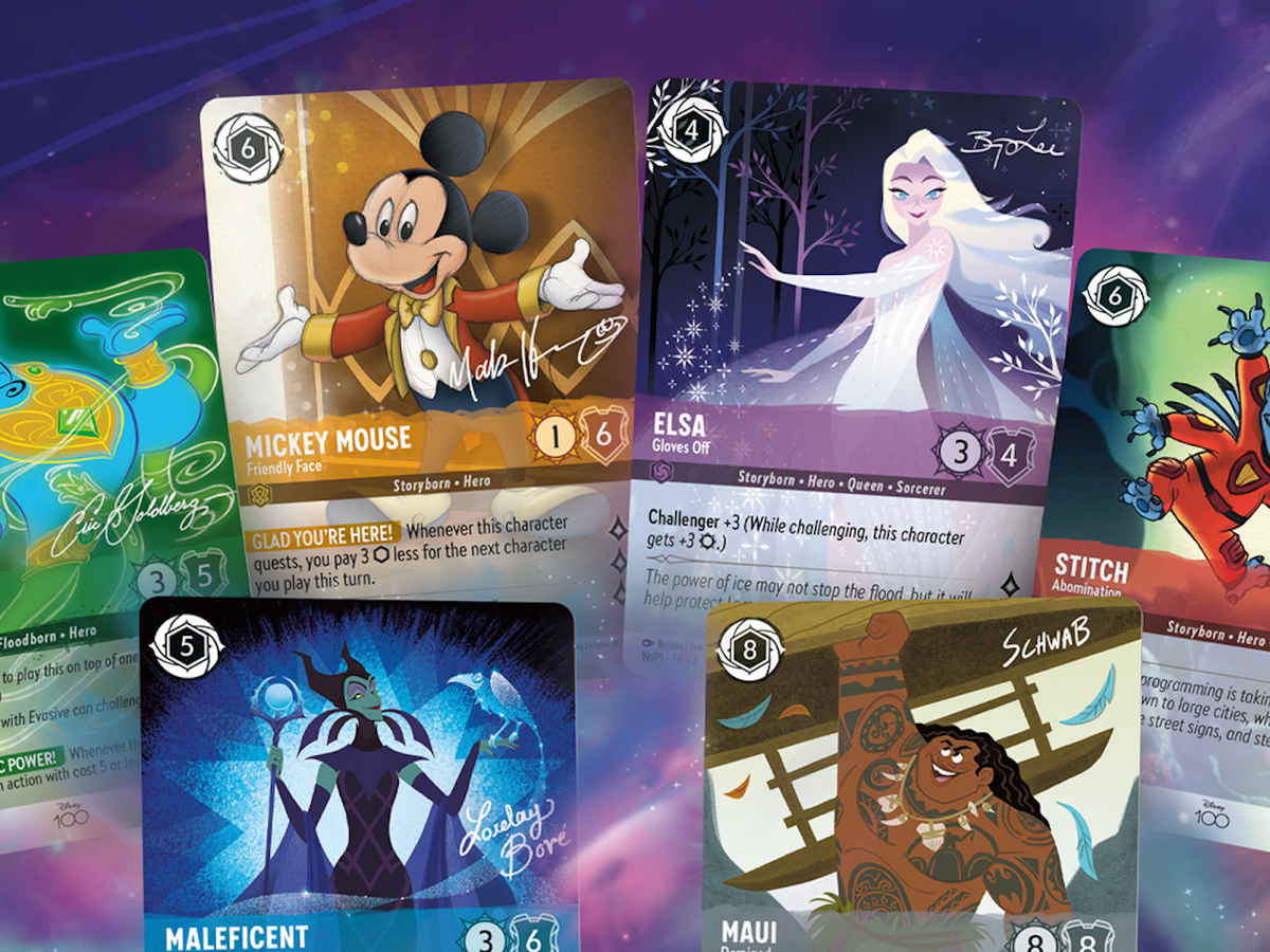 Disney Lorcana's Rise of the Floodborn will introduce six alternate artwork cards with artists' signatures | Dicebreaker Disney Lorcana's Rise of the Floodborn will introduce six alternate artwork cards with artists' signatures | Dicebreaker