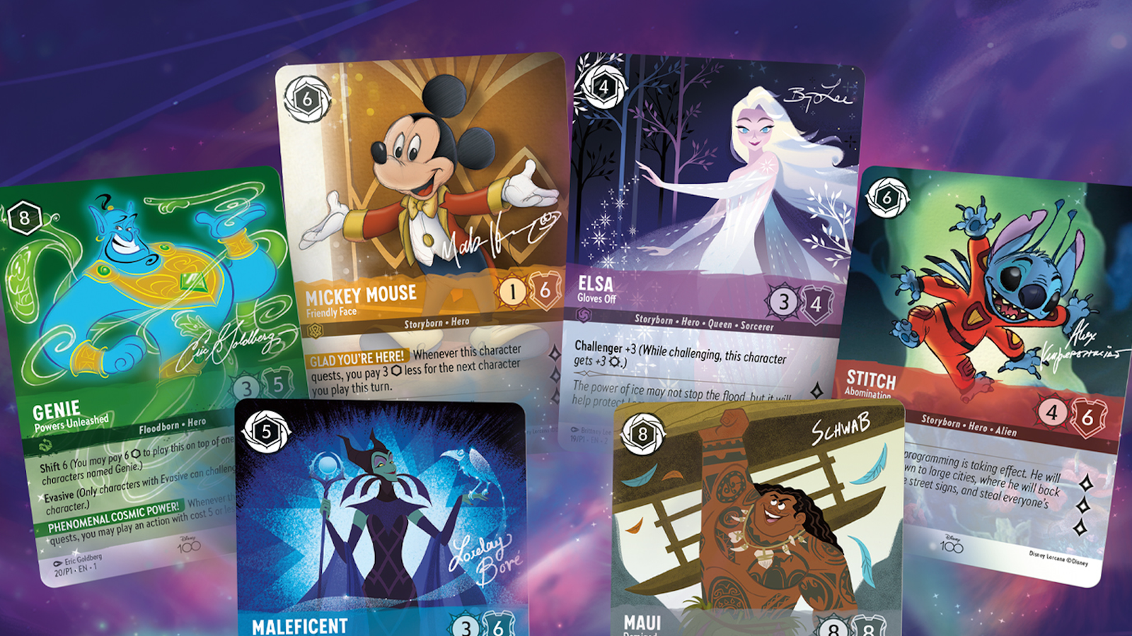 signed lorcana cards Lorcana Card Signings Dustin Panzino
