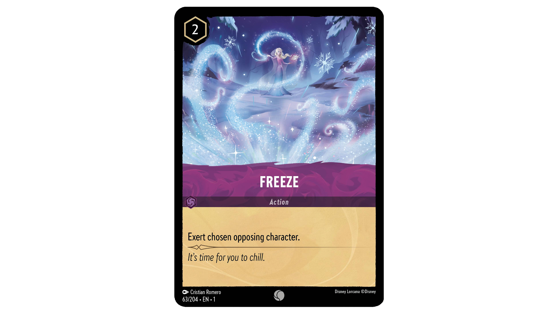 freeze lorcana card Magic the Gathering (MTG) Final Fantasy Play Booster Pack
