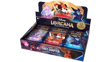 how many booster packs in lorcana booster box Disney Lorcana: Rise of the Floodborn Sleeved Pack Case (42 Packs) Experience the magic of Disney in a whole new way and challenge your friends to thrilling matches Lorcana First Chapter Booster Boxes