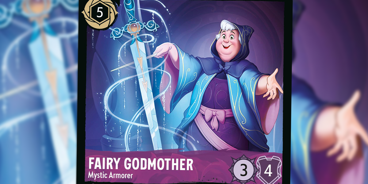 fairy godmother lorcana card - Whispers in the Well If that card is a character or item card 7 best Rise of the