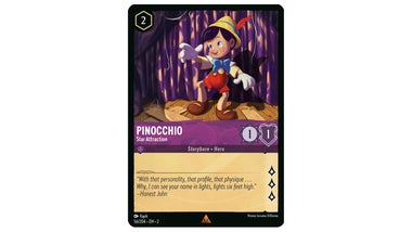 pinocchio lorcana card - Rise of the Floodborn - Jiminy Cricket Selector(.store Pinocchio #lorcanatcg fan art card