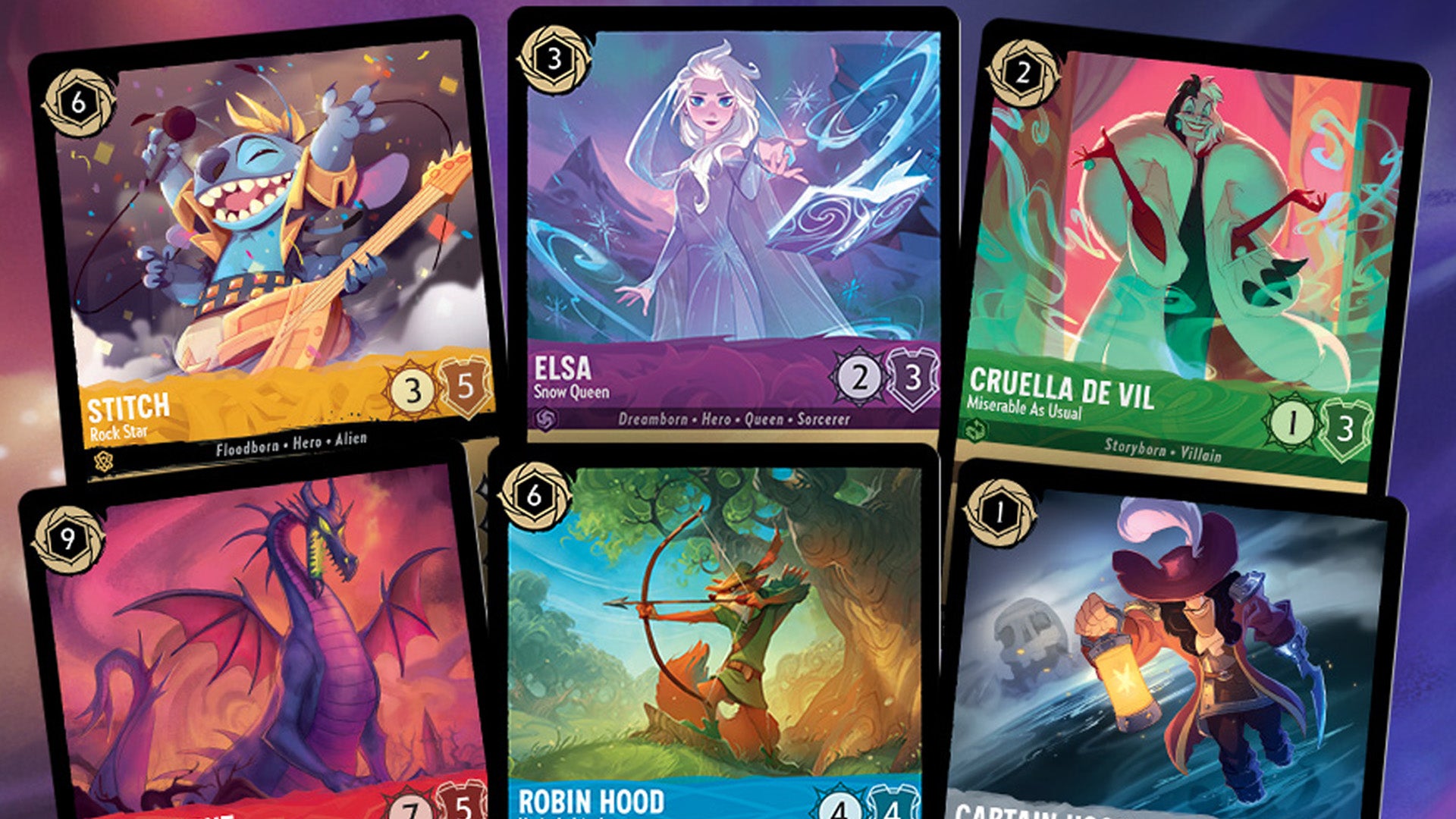 Lorcana's first card reveals definitely look like a Disneyfied