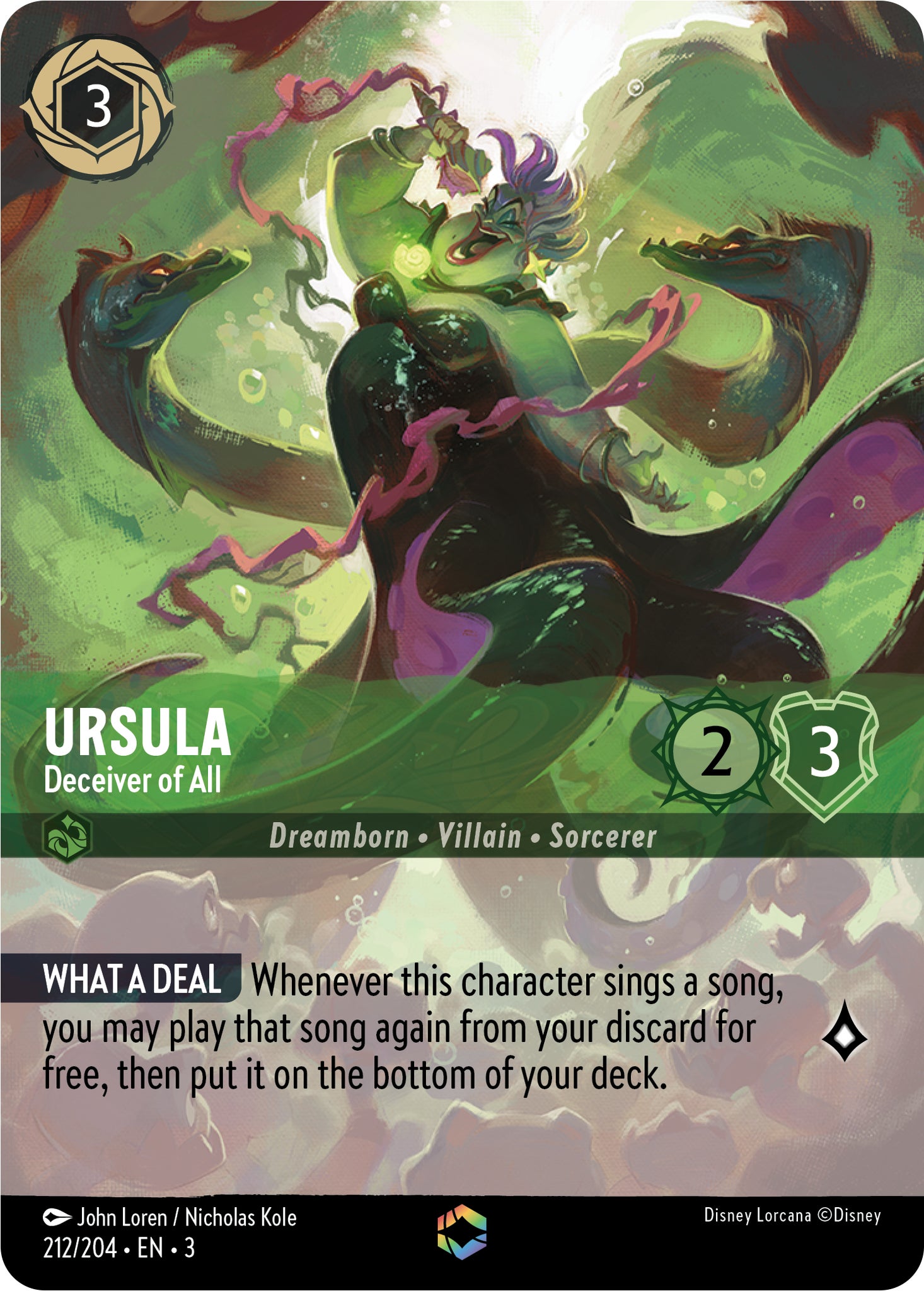 Get a first look at a classic Disney villain's new Enchanted card in next Lorcana set Into the Inklands | Dicebreaker Get a first look at a classic Disney villain's new Enchanted card in next Lorcana set Into the Inklands | Dicebreaker