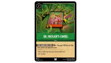 dr facilier lorcana card Disney the First Chapter Dr. Agent Provocateur #37/20 Rotterdam Comics Cam Kendell The First Chapter Singles Dr. Facilier Value Deck Concept
