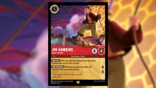 An image of Jim Hawkins card for Disney Lorcana.