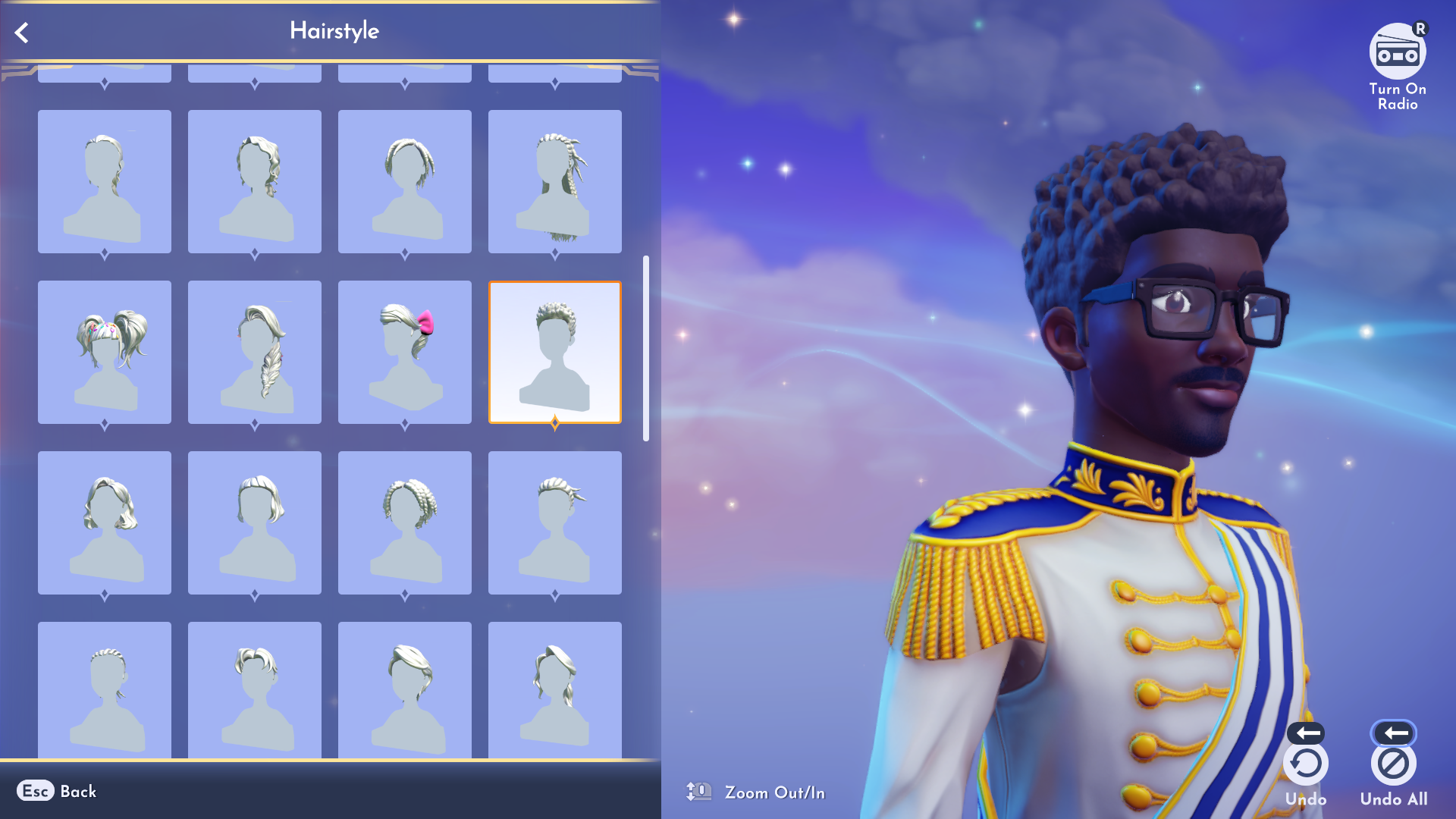 Disney Dreamlight Valley hair styles