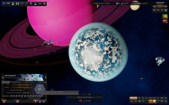 A colourful pair of planets from Distant Worlds 2